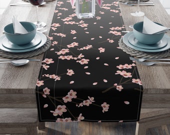 Transform your dining space into a blooming garden oasis with the Garden Flower table runner,  accessory exudes natural charm and elegance.