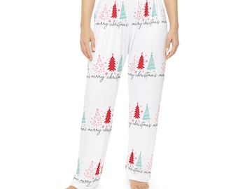 Sapin de Noël Pantalon de pyjama pour femme, Pantalon de survêtement Joyeux Noël, Vêtements de nuit pour les Fêtes, Bas de pyjama de Noël, Vêtements de nuit de fête