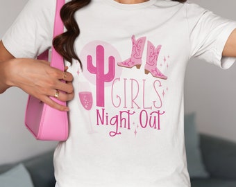 Bachelorette Party Tee: Girls Night Out, Bridal Shower Gift