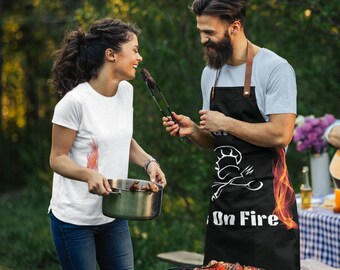 Men's BBQ Apron: Grill Master Cooking Accessory