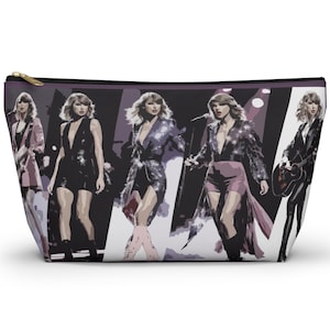 Trousse de maquillage pour ados Taylor avec fermeture éclair pour la rentrée Taylor Music Trousses à crayons Taylor pour fille Accessoires de maquillage Cadeau