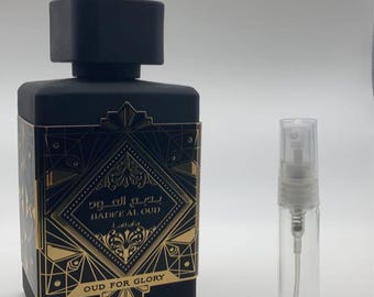 Lattafa Bade'e Al Oud Oud for Glory - Unisex | 10, 5 ,3 ML Glass Sample