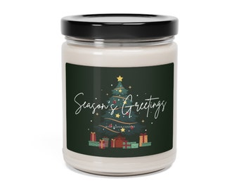 Candles, Holiday Season, Self-Care Candles, Gift Candles, Seasons Greetings, Soy Candles, Home Decor, Aromatherapy Candles