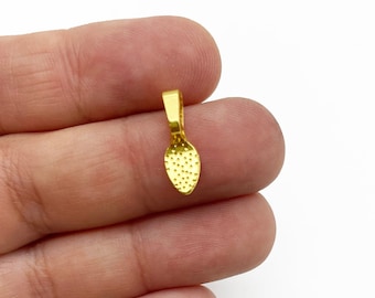 Clip Spring Bails Silver Gold Bronze Plated DIY necklace US seller