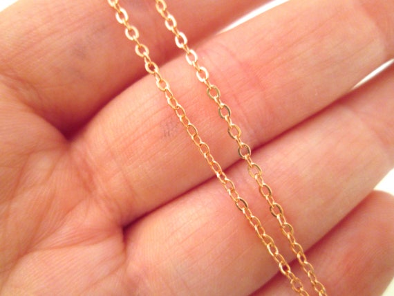 18 inch rose gold necklace outlet