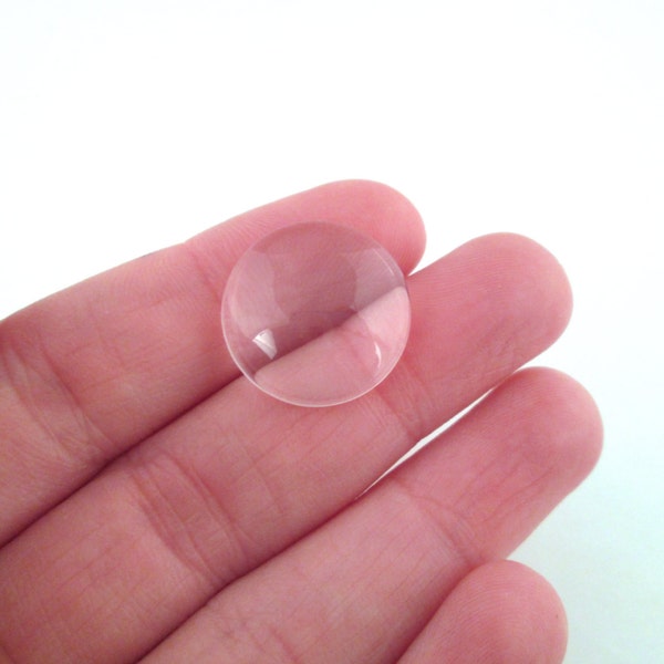 18mm glass magnifying cabochons, pick your amount