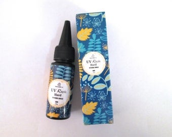 1 Bottle Transparent UV HARD Resin Glue, 25g Adhesive