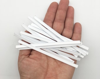 Pont nasal double fil de 50 mm d'épaisseur pour masques faciaux à faire soi-même, dénudage du fil de protection nasale, stock américain, Q63