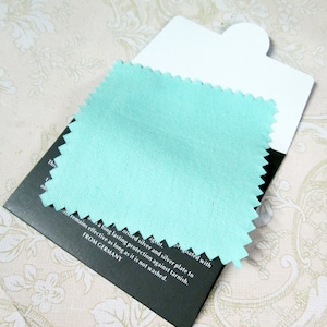 Silver Jewelry Cleaning Cleaner Polishing Cloth 3x3inch, pick your amount B234
