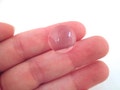 20 16mm flatbacked round glass magnifying cabochons, round flat backed crystal clear cabs