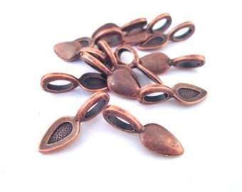 Copper Bails 21x8mm  pick your amount, B12