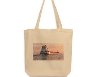 Lake Superior Freighter Eco Tote Bag