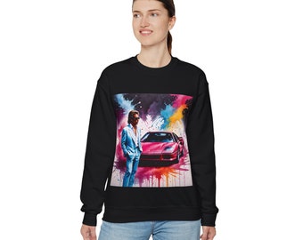 Retro Miami Vice Inspired Sweatshirt - 80s Style Comfort