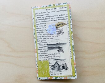 Green Little House on the Prairie Traveler’s Notebook Style Journal