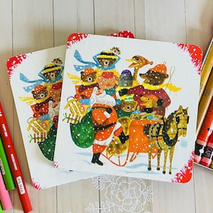 Mini Christmas Accordion Sketchbook