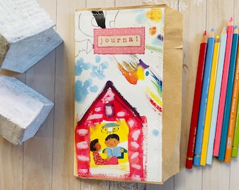 Colorful Children's Book Page Journal