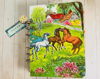 Horses Ring Bound Journal
