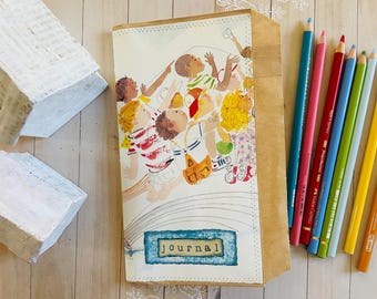Colorful Children's Book Page Journal