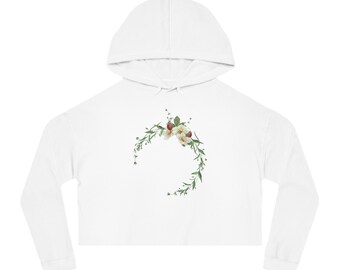 Women Cropped Hooded Sweatshirt