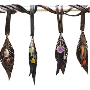 Boho Cluster Necklaces by Shi Studio