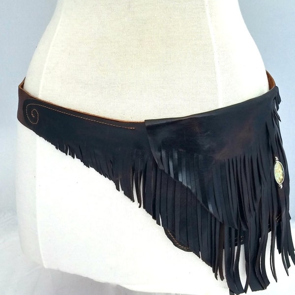 bcbg fringe belt
