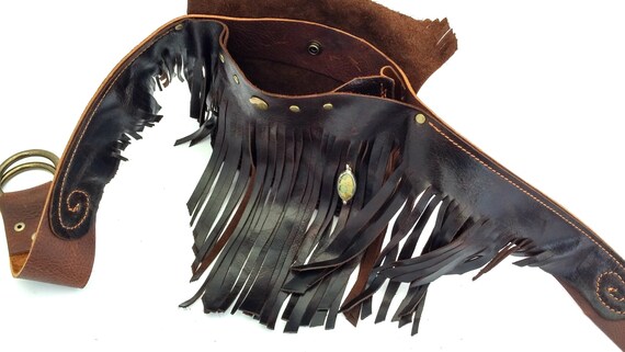 入園入学祝い - Belts Pocket Shi - Bag Belt Fringe Leather One Kind a of バッグ