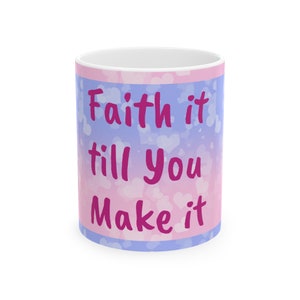 Faith Ceramic Mug, 11oz