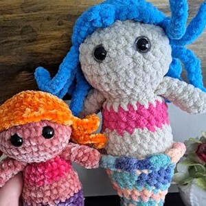 Coral the Mermaid Crochet Amigurumi Pattern