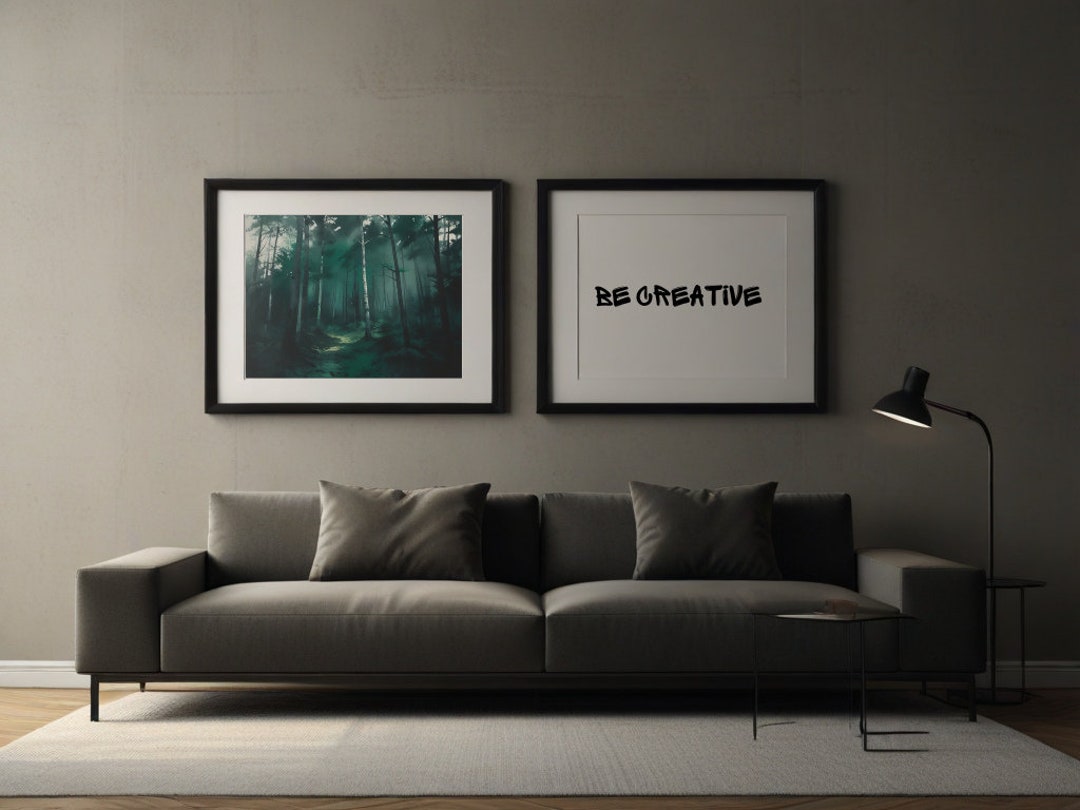 Large Canvas, Big Wall Decor, Abstract Landscape Painting, Abstract