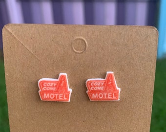 Cozy Cone Motel Earrings/Disney Earrings/Cars Land Earrings/Disney Trip/Stud Earrings/Stainless Steel/Disney Jewelry/Disneyland/