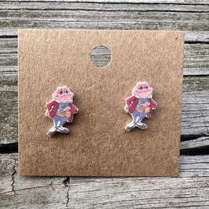 Mr. Toad Earrings/Disney Earrings/Disneyland Earrings/Disney Trip/Stud Earrings/Stainless Steel/Disney Jewelry/Mr Toad&#39;s Wild Ride