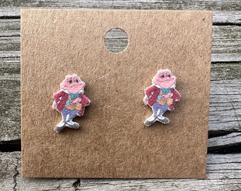 Mr. Toad Earrings/Disney Earrings/Disneyland Earrings/Disney Trip/Stud Earrings/Stainless Steel/Disney Jewelry/Mr Toad's Wild Ride