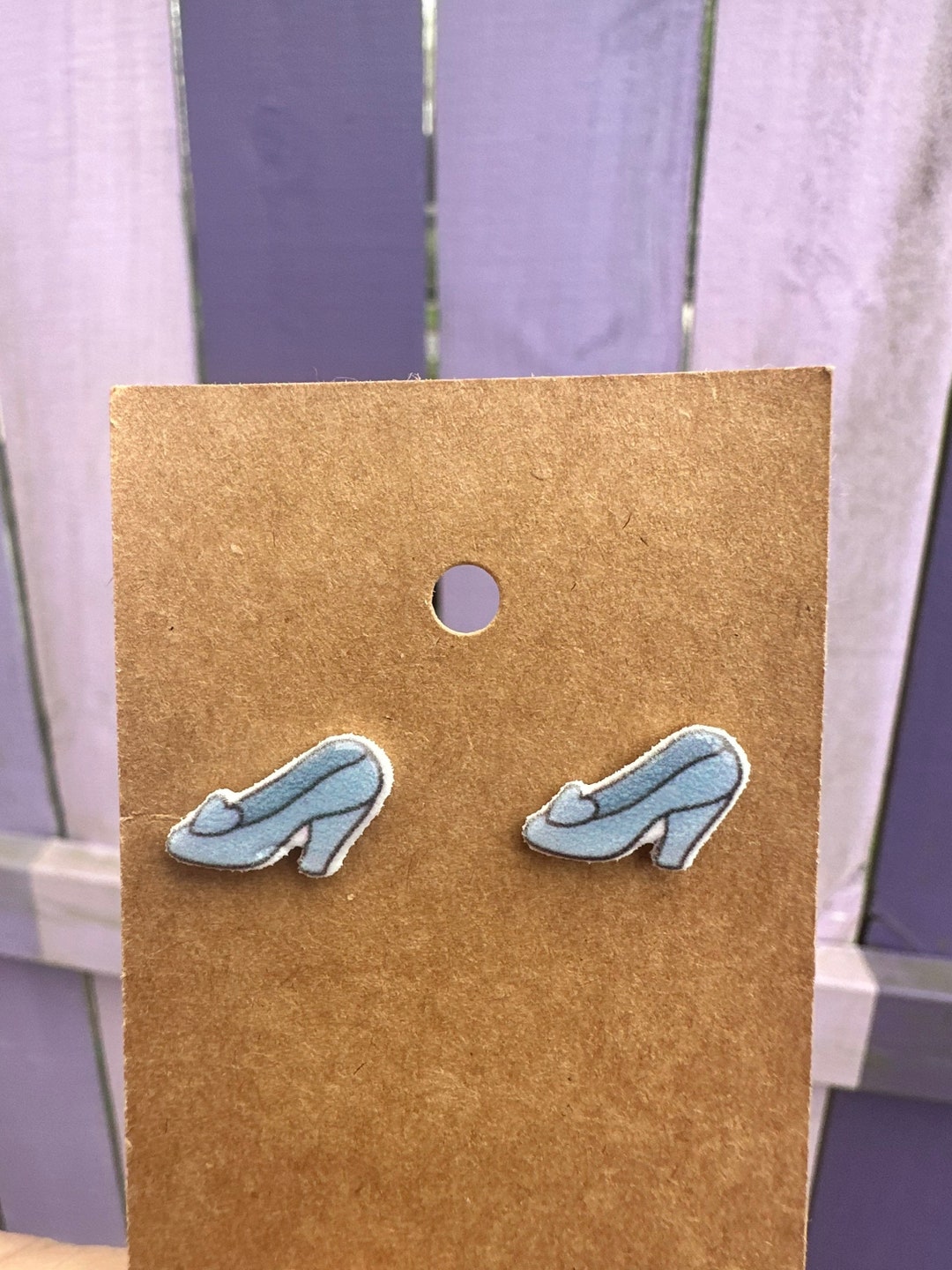 Cinderella Glass Slipper Earrings/disney Earrings/princess Earrings