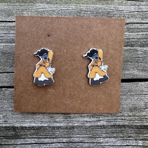 Powerline Max from the Goofy Movie Earrings/Disney Earrings/MNSSHP/Stud Earrings/Stainless Steel/Disney Jewelry/Disney World Trip