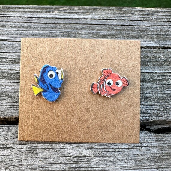 Nemo and Dory Earrings disney Earrings finding Nemo Earrings disney Trip stud Earrings stainless Steel disney Jewelry Etsy Canada