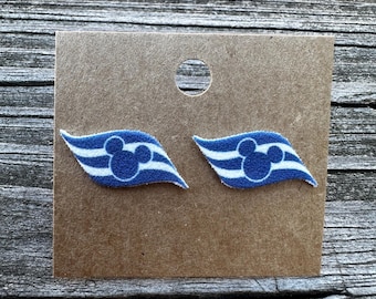 Disney Cruise Line Earrings/Disney Earrings/Cruise Earrings/Disney Trip/Stud Earrings/Stainless Steel/Disney Jewelry