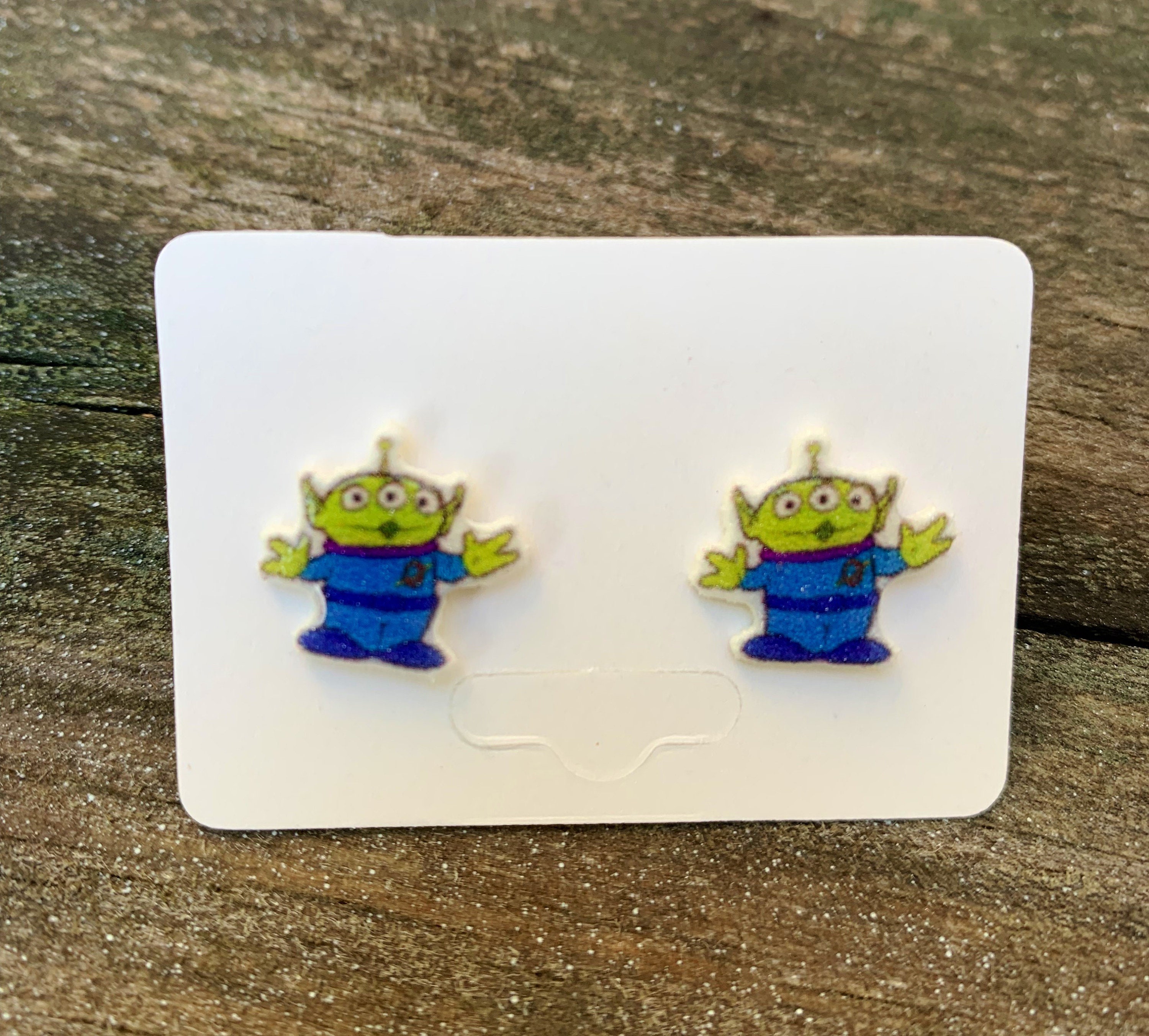 Green Alien Earrings disney Earrings toy Story Earrings disney