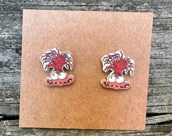 Anxiety 'Inside Out 2' Earrings, Disney Stainless Steel Studs