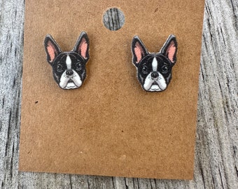 Betsey johnson boston terrier earrings discount