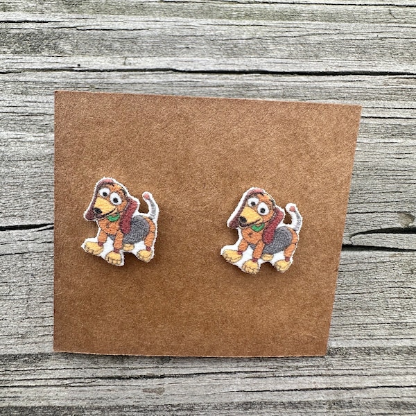 Slinky Dog Earrings/Disney Earrings/Toy Story Earrings/Disney Trip/Stud Earrings/Stainless Steel/Disney Jewelry