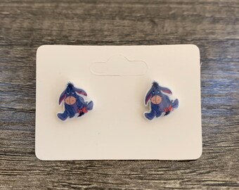 Eeyore Earrings/Disney Earrings/Winnie the Pooh Earrings/Disney Trip/Stud Earrings/Stainless Steel/Disney Jewelry