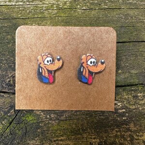 Pluto Earrings/Disney Earrings/Mickey Mouse Earrings/Disney Trip/Stud Earrings/Stainless Steel/Disney Jewelry/Disney World Trip