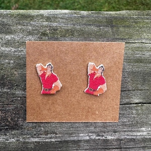 Gaston Earrings/Disney Earrings/Beauty and the Beast Earrings/Disney Trip/Stud Earrings/Stainless Steel/Disney Jewelry