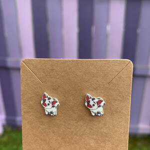 Pua Pig Earrings/Disney Earrings/Moana Earrings/Disney Trip/Stud Earrings/Stainless Steel/Disney Jewelry image 1