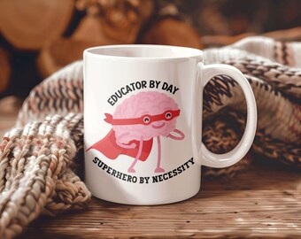 Funny Teacher Gifts, Teacher Appreciation Mug, School Staff Gifts, Thank You Gift, Back to School, School Counselor, Teaching Coffee Mugs