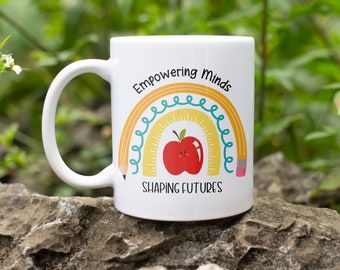 Inspirational Teacher Gifts, Teacher Appreciation Mug, School Staff Gifts, Thank You Gift, Back to School, School Counselor, Teaching Mugs
