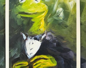 Es ist nicht leicht grün zu sein!  Kunstdruck