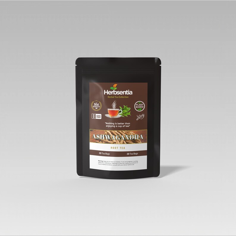 Ashwagandha kruidenthee – natuurlijk cafeïnevrij afbeelding 3