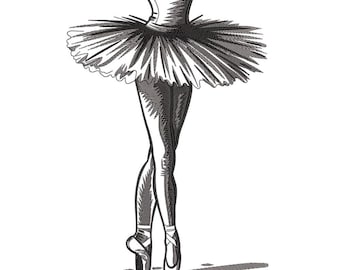 Ballerina Girl Dancing Embroidery Design, Ballet Machine Embroidery File, Dance Baby Girl Embroidery Pattern