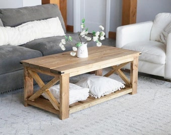 Farmhouse Coffee Table Plans